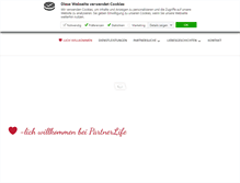 Tablet Screenshot of partnerlife.ch